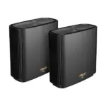 ASUS ZenWiFi AX XT8 - AX6600 Whole-Home Tri-band Mesh WiFi 6 System - 2 Pack Black - (31020)-81744