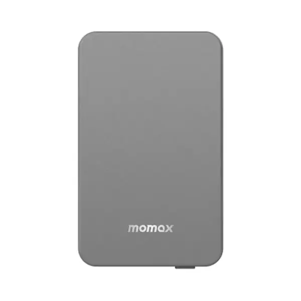 Momax Q.Mag Power 6 Magnetic Wireless Battery Pack 5000mAh - Space Grey-0