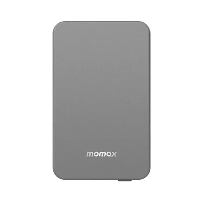 Momax Q.Mag Power 6 Magnetic Wireless Battery Pack 5000mAh - Space Grey-0