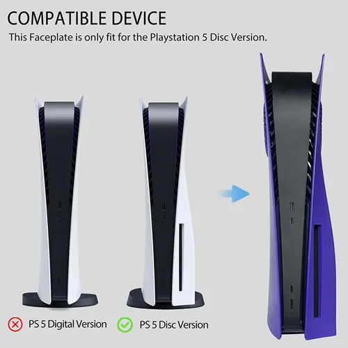 Ps5 Console (CD Version) Replacement Shell (Face Plate) with Cooling Vents - Purple-83869 Ps5 Console (CD Version) Replacement Shell (Face Plate) with Cooling Vents - Purple-83869
