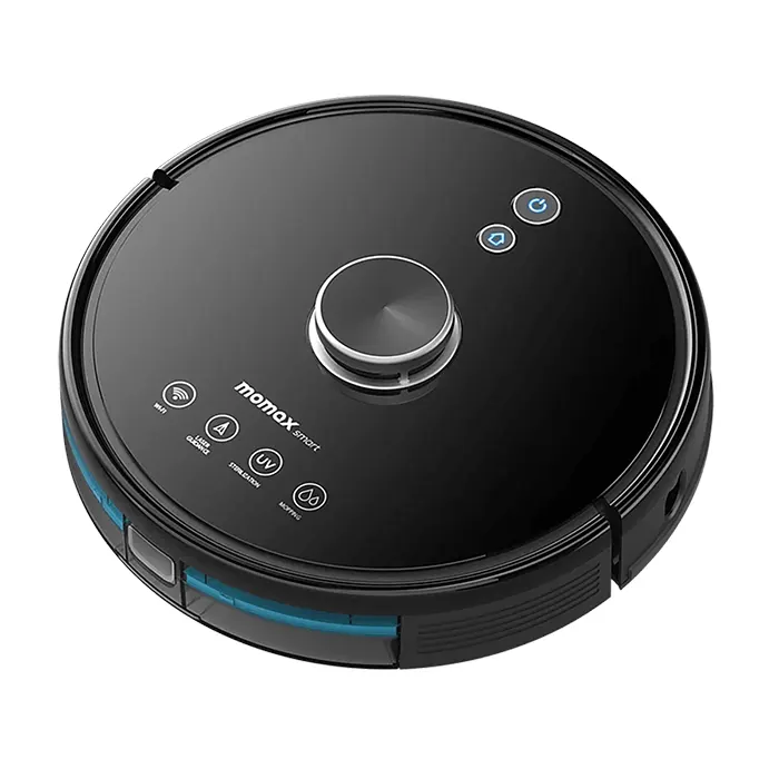 Momax Elite Cleanse IOT UV-C Vacuum Robot - Black-0