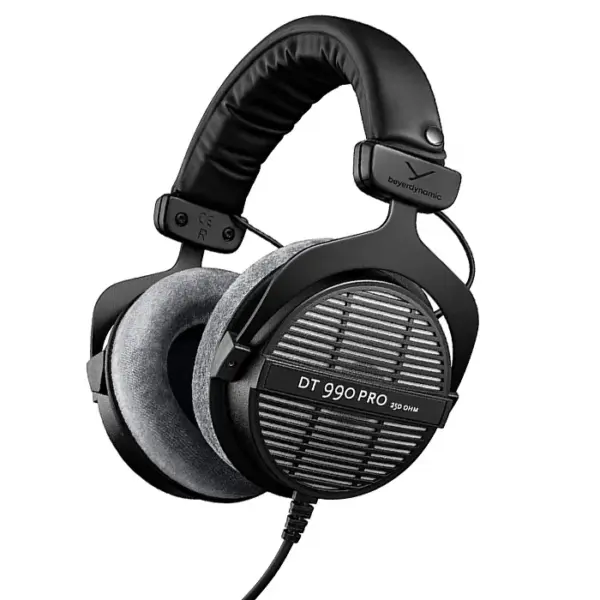 beyerdynamic DT 990 Pro 250 ohm Over-Ear Studio Headphones - Black/Grey-0