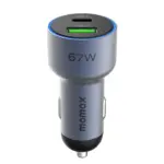Momax Move 67W dual-port car charger - Grey-thumbnail