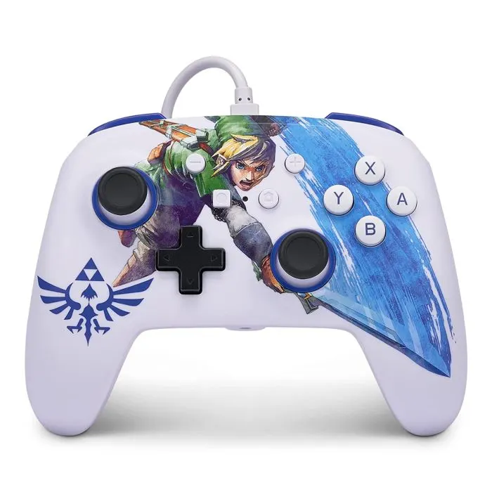 PowerA Nintendo Switch Enhanced Wired Controller - Master Sword Attack Zelda Link-0