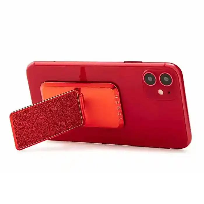 HANDLstick Glitter Collection Smartphone Grip And Stand - Red-85267 HANDLstick Glitter Collection Smartphone Grip And Stand - Red-85267