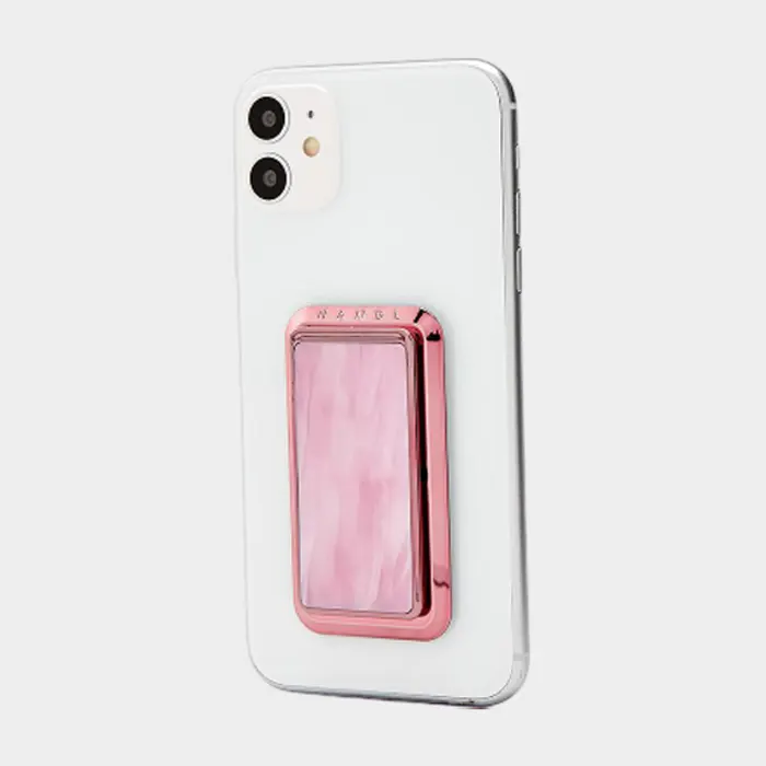 HANDLstick Stone Collection Smartphone Grip And Stand - Pink-thumbnail HANDLstick Stone Collection Smartphone Grip And Stand - Pink-thumbnail
