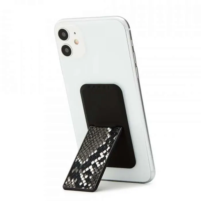 HANDLstick Animal Collection Smartphone Grip And Stand - Snakeskin (Black and White)-0
