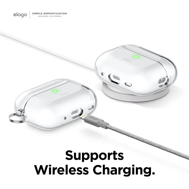 Elago AirPods Pro 2Gen Hang Case - Clear-85500 Elago AirPods Pro 2Gen Hang Case - Clear-85500