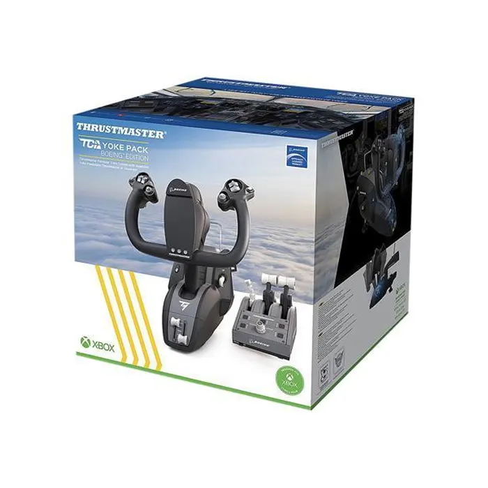 THRUSTMASTER 4460210 TCA Yoke Pack Boeing Edition With Pendular Yoke & Throttle Quadrant-87090 THRUSTMASTER 4460210 TCA Yoke Pack Boeing Edition With Pendular Yoke & Throttle Quadrant-87090
