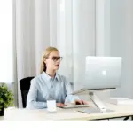 UPERGO AP-2V Aluminum Height Adjustable Laptop Stand -86983