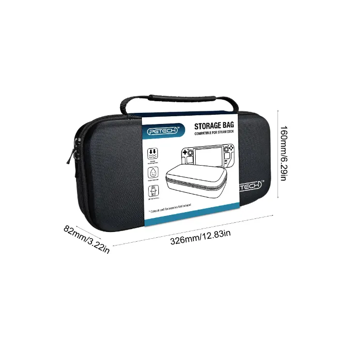 PGTECH Storage Bag For Steam Deck - Black-87725 PGTECH Storage Bag For Steam Deck - Black-87725