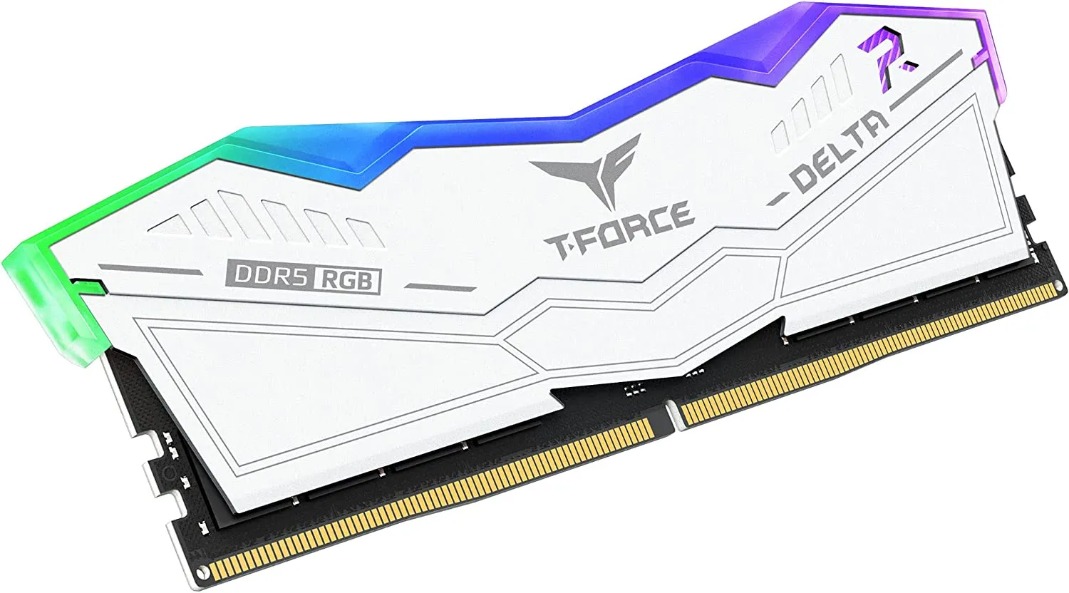 Team T-Force Delta RGB 32GB (2 x 16GB) DDR5 5200 (PC5 41600) Desktop Memory -thumbnail Team T-Force Delta RGB 32GB (2 x 16GB) DDR5 5200 (PC5 41600) Desktop Memory -thumbnail
