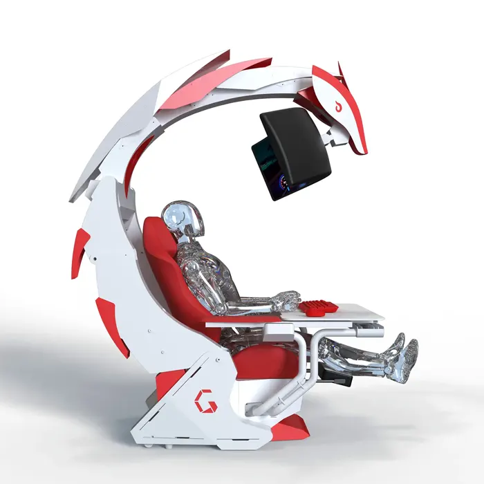 INGREM G1-2022  Gaming Chair - White/Red-0 INGREM G1-2022 Gaming Chair - White/Red-0