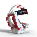 INGREM G1-2022 Gaming Chair - White/Red-thumbnail