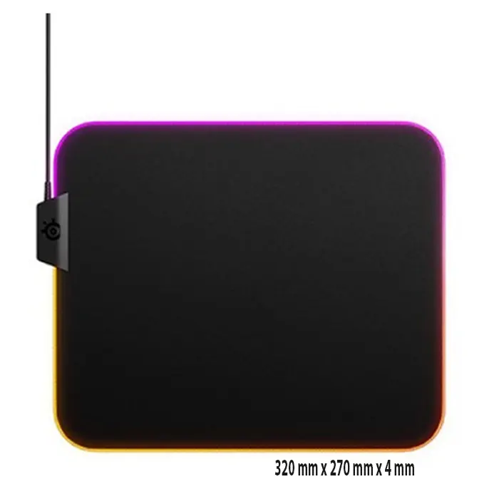 SteelSeries QCK PRISM CLOTH RGB Gaming Mouse Pad - Medium-0