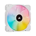 Corsair iCUE SP120 RGB ELITE Performance 120mm White PWM Fan - Triple Pack with Lighting Node CORE-89289