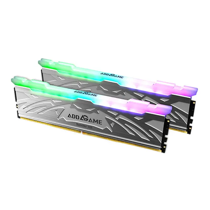 Addlink AddGame Spider X5 32GB (16GBx2) DDR5 4800MT/s CL40 RGB Memory Kit - Silver-0