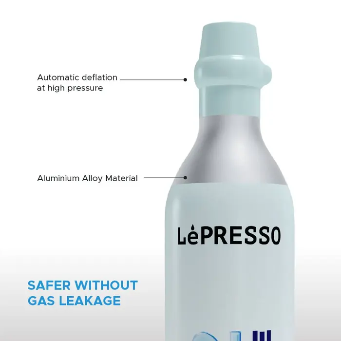 LePresso CO2 Capsule - Silver-87874 LePresso CO2 Capsule - Silver-87874