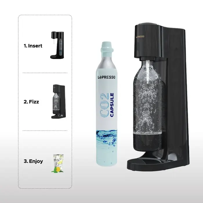 LePresso CO2 Capsule - Silver-87875 LePresso CO2 Capsule - Silver-87875