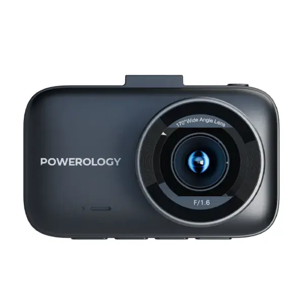 Powerology Dash Camera Ultra with High Utility Built-In Sensors 4K - Black-0