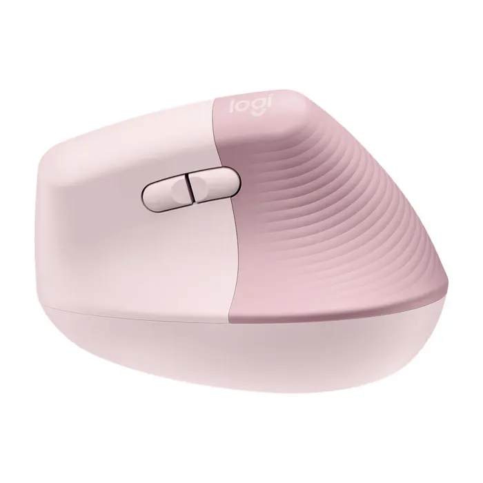 Logitech Lift Vertical Ergonomic Mouse - Pink (Rose)-89998 Logitech Lift Vertical Ergonomic Mouse - Pink (Rose)-89998