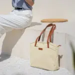 Tomtoc A53 Lady Laptop Tote Bag For Macbook Pro 16-Inch - Khaki-90173