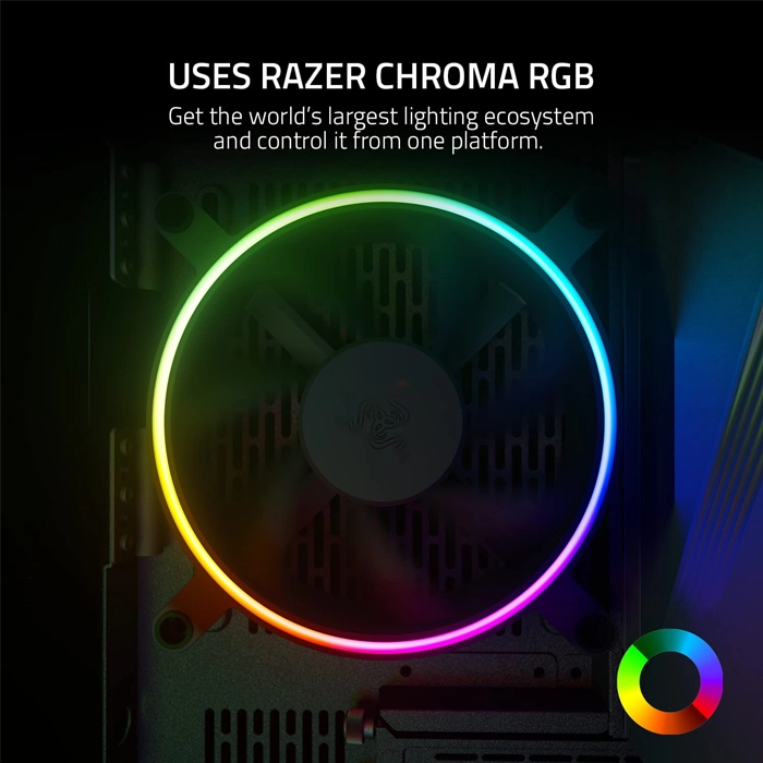 Razer Kunai Chroma 140mm ARGB Hydraulic Case Fan Black - 3 Fan-93562 Razer Kunai Chroma 140mm ARGB Hydraulic Case Fan Black - 3 Fan-93562