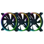 Razer Kunai Chroma 140mm ARGB Hydraulic Case Fan Black - 3 Fan-0