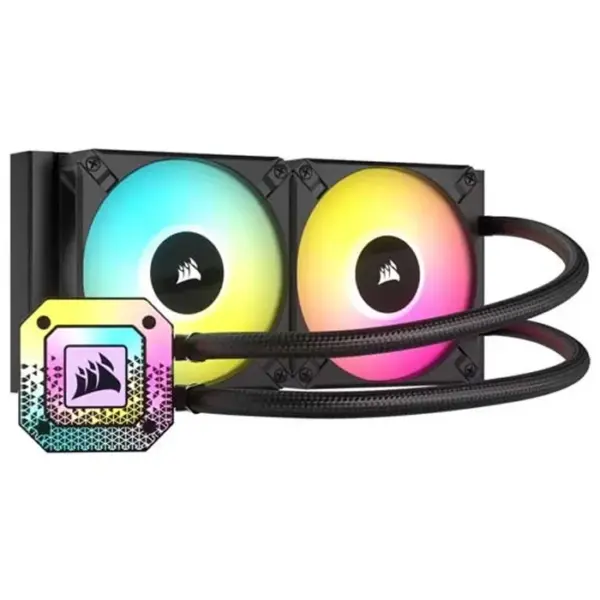 Corsair iCUE H100i ELITE CAPELLIX XT Liquid CPU Cooler - Black-0