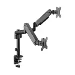 GAMEON Pole-Mounted Dual Monitor Arm - Black (17" - 32")-91302