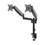 GAMEON Pole-Mounted Dual Monitor Arm - Black (17" - 32")-91303