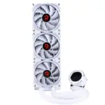 GAMEON - KRAKEN N360 LCD Display Liquid CPU Cooler 360mm With ARGB Tube - White-91504