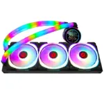 GAMEON - KRAKEN N360 LCD Display Liquid CPU Cooler 360mm With ARGB Tube - Black-thumbnail