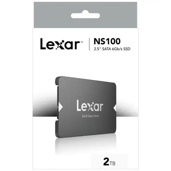 Lexar NS100 2TB 2.5” SATA 6Gb/s Internal SSD - Up to 550MB/s Read-0