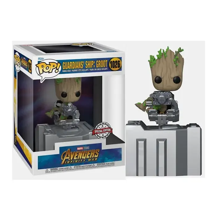 Funko POP Deluxe! Marvel: GOTG Ship - Groot (Exc)-0 Funko POP Deluxe! Marvel: GOTG Ship - Groot (Exc)-0