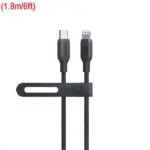 Anker 542 USB-C To Lightning Cable (Bio-Based 6ft) - Black-0