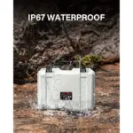 Devaso Hard Carrying Case for Meta Quest 2/Oculus Quest 2 VR Gaming Headset & Elite Strap - White-95196