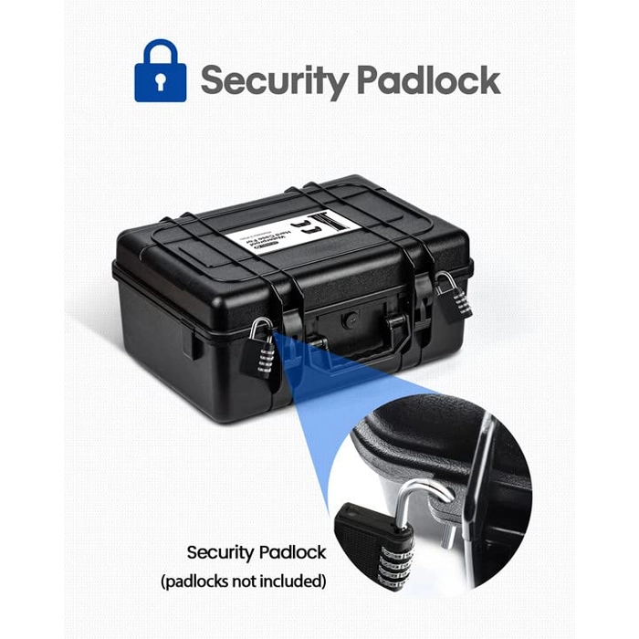 Devaso Hard Shell Travel Waterproof Case for Playstation 5 Console, Controllers, Games and Accessories - Black-95202 Devaso Hard Shell Travel Waterproof Case for Playstation 5 Console, Controllers, Games and Accessories - Black-95202