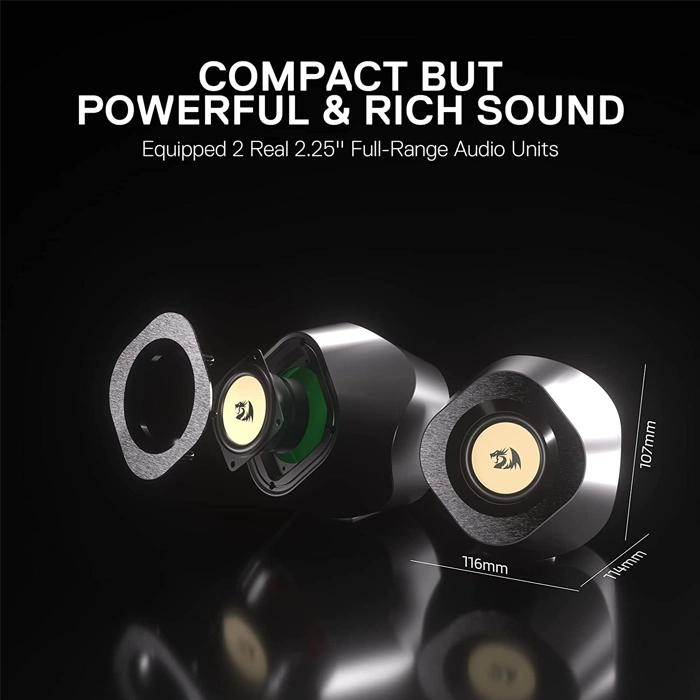 Redragon Kaidas Gs590 Rgb Speaker Gaming-94706 Redragon Kaidas Gs590 Rgb Speaker Gaming-94706