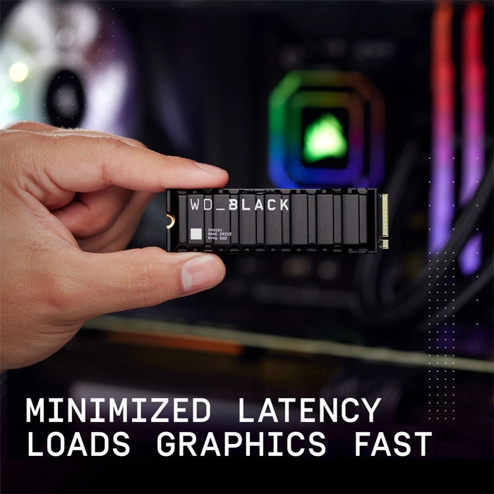Wd Black 2tb Sn850x SSD With Heatsink For Ps5 -95617 Wd Black 2tb Sn850x SSD With Heatsink For Ps5 -95617
