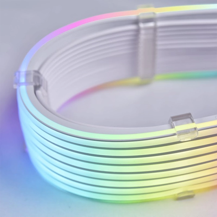 LIAN LI STRIMER PLUS V2 12+4 to 12+4-Pin, 8 Light Guides Addressable RGB Extension Cable-95774 LIAN LI STRIMER PLUS V2 12+4 to 12+4-Pin, 8 Light Guides Addressable RGB Extension Cable-95774