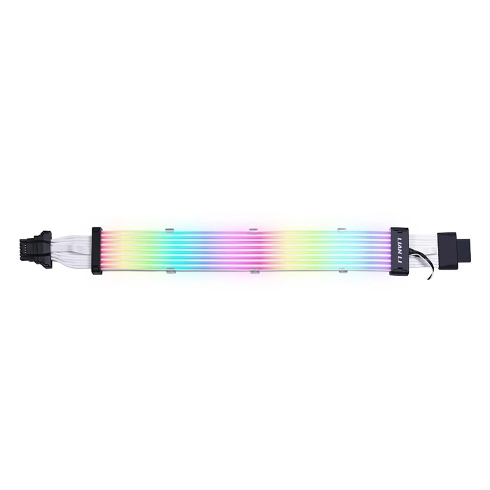 LIAN LI STRIMER PLUS V2 12+4 to 12+4-Pin, 8 Light Guides Addressable RGB Extension Cable-95777 LIAN LI STRIMER PLUS V2 12+4 to 12+4-Pin, 8 Light Guides Addressable RGB Extension Cable-95777