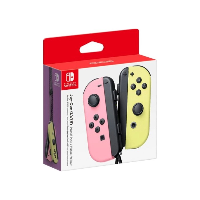 Nintendo Switch Joy-con (L)/(R) - Pastel Pink/pastel Yellow-97163 Nintendo Switch Joy-con (L)/(R) - Pastel Pink/pastel Yellow-97163