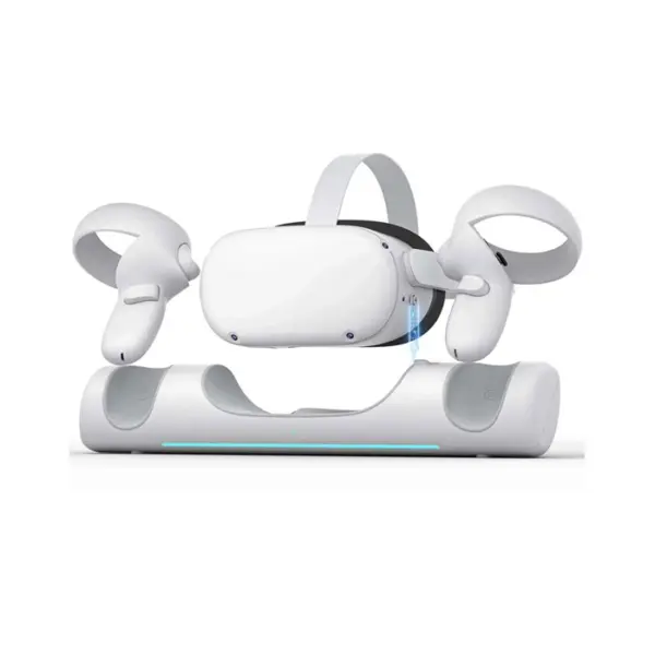 Blupebble Elite Charging Station for Meta Quest 2 - White-0