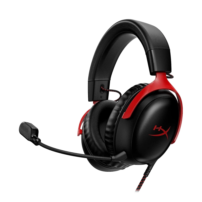 HyperX Cloud III - Gaming Headset - Black/Red-0