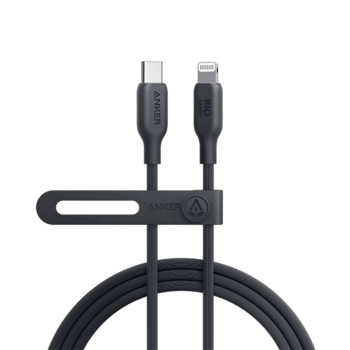 Anker 542 USB-C to Lightning Cable (Bio-Based) (0.9m/3ft) - Black-0