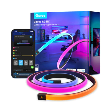 Govee RGBIC LED Neon Rope Lights for Desks 9.8 Ft / 3m-thumbnail Govee RGBIC LED Neon Rope Lights for Desks 9.8 Ft / 3m-thumbnail
