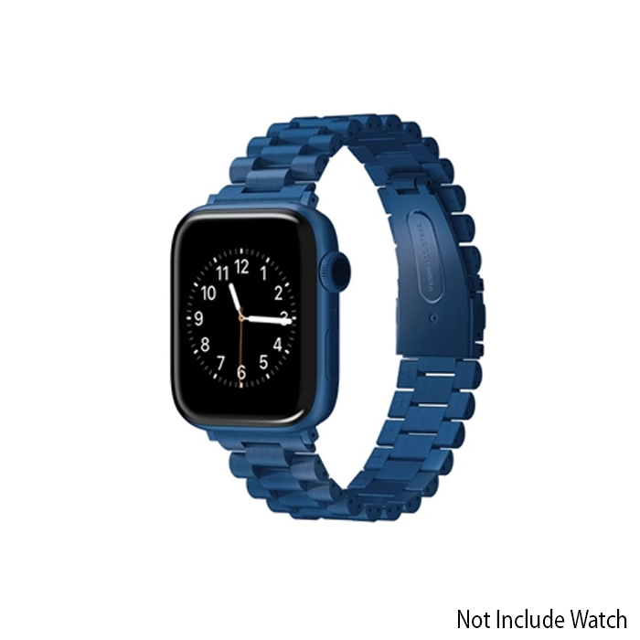Viva Madrid Dayton Metal Watch Strap Compatible With Apple Watch 42,44,45 mm - Blue-0 Viva Madrid Dayton Metal Watch Strap Compatible With Apple Watch 42,44,45 mm - Blue-0