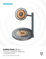 Momax Q.MAG Dual 2 Dual Magnetic Wireless Charging Stand-98671