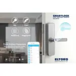 Eltoro Smart Lock + Access Card For The Smart Lock 2 Pcs - Silver-98833